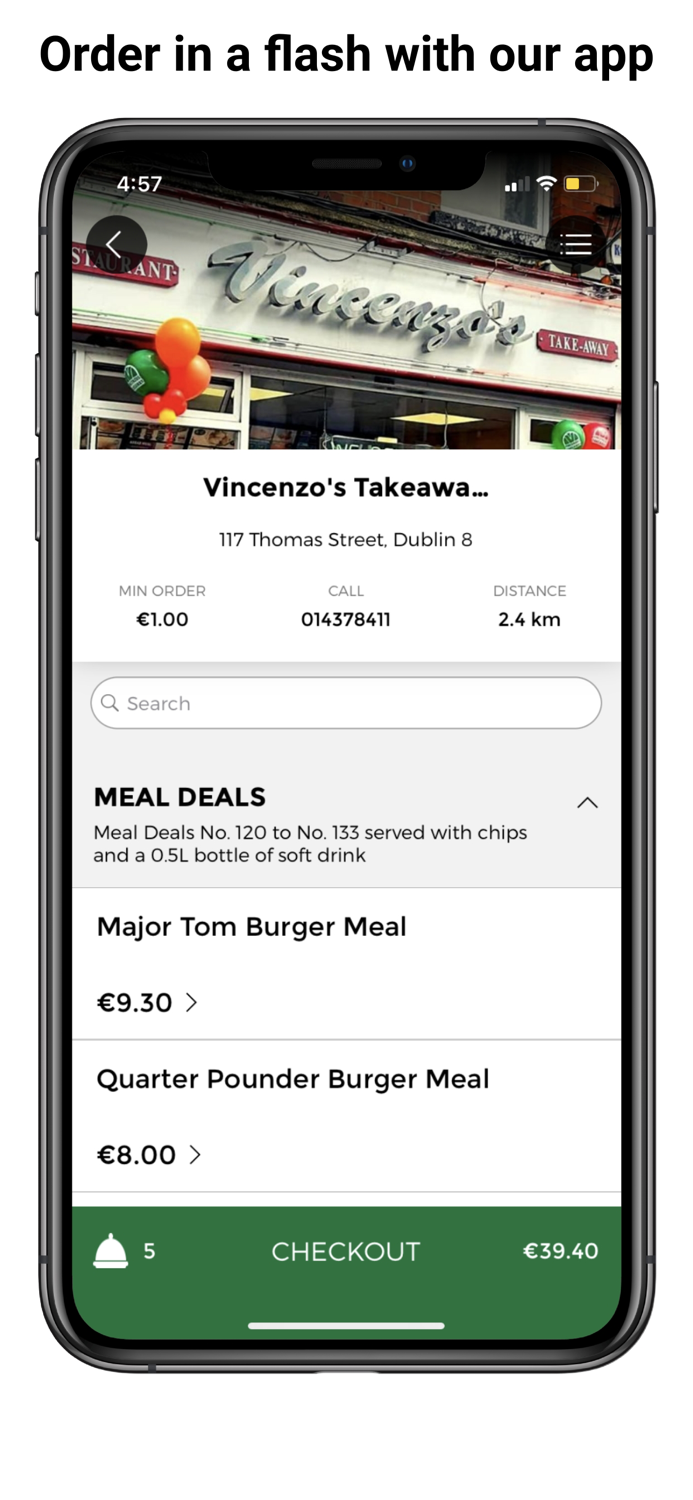 Vincenzos Takeaway App