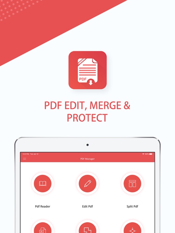 Screenshot #4 pour PDF Edit, Merge & Protect