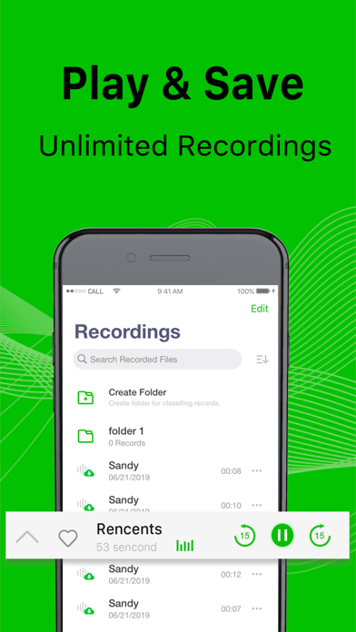 How to cancel & delete Record Phone Calls-Call Rec from iphone & ipad 4