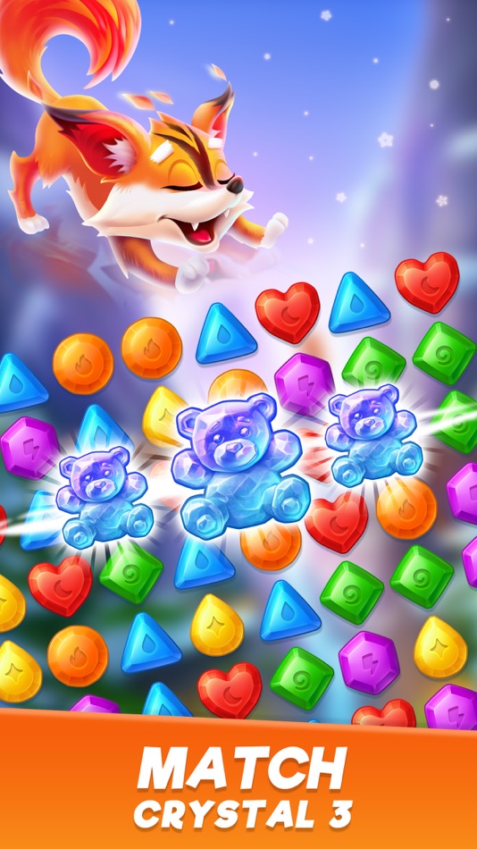#1. Crystal Crush - Match 3 Game (iOS) 由: Adevote Interactive