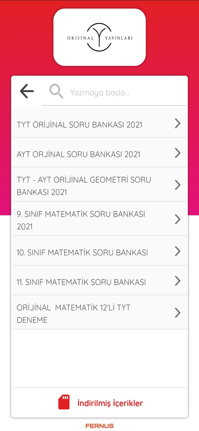 Orijinal Matematik Video Çözüm