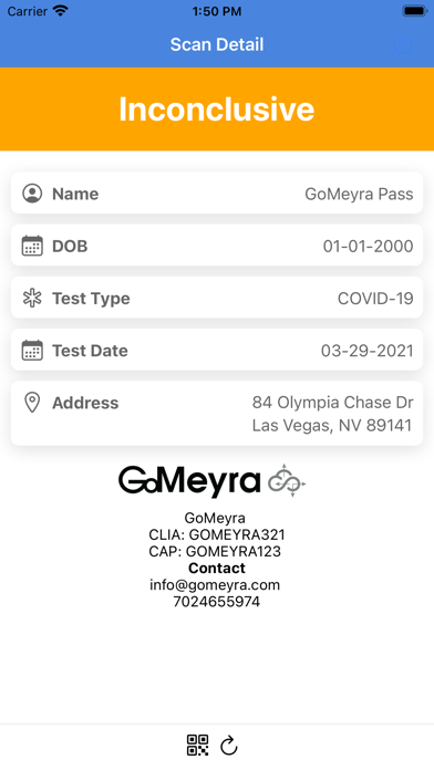 GoMeyraSCAN Screenshot