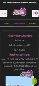 Pizza Presto Ouistreham screenshot #4 for iPhone