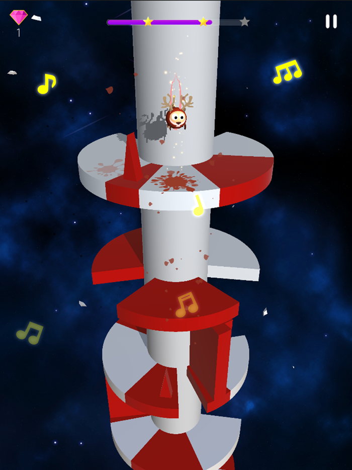 Jump Ball - EDM Helix Tiles