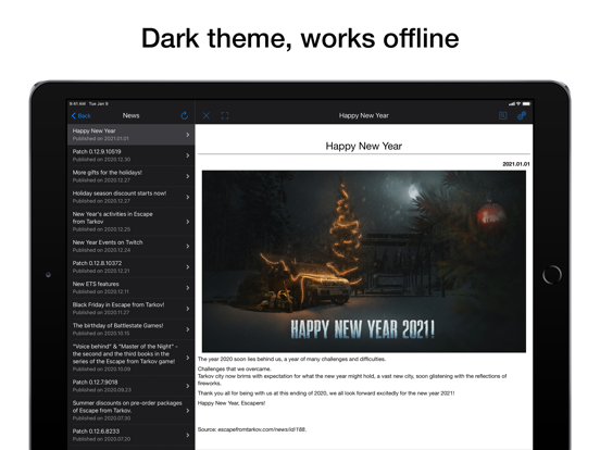 PW for Escape from Tarkov iPad screenshot 9 - Reference app