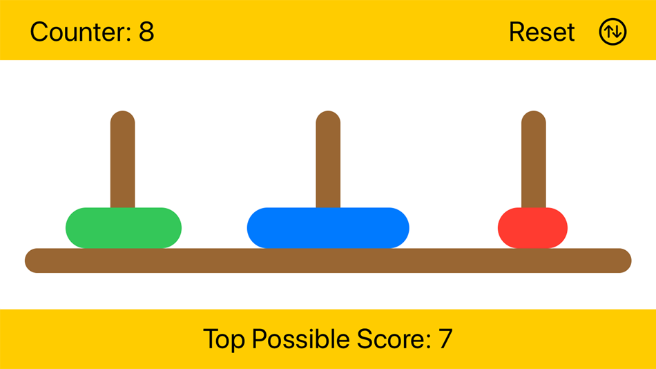 #5. Hanoi Tower Logic (iOS) By: Robert Martens