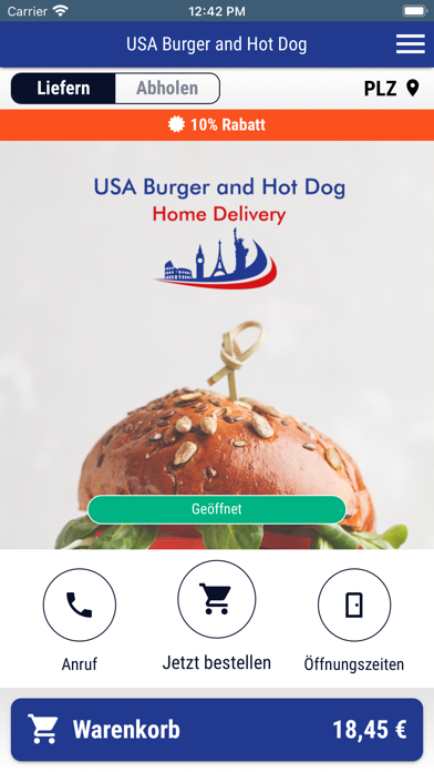 USA Burger and Hot Dog Screenshot