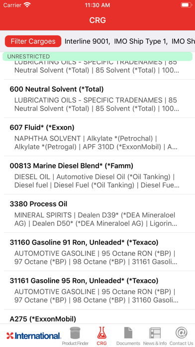 International Marine Coatings Screenshot