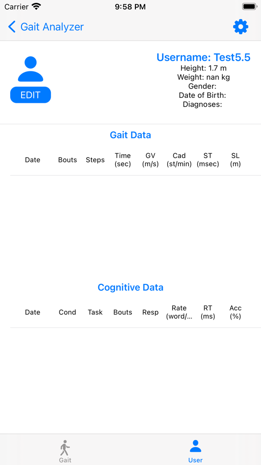 #2. Gait Analyzer (iOS) Podle: Control One LLC