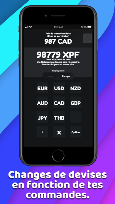 Taxes Import Tahiti Screenshot