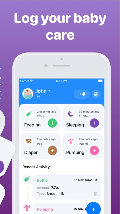 N-Born - Baby Feeding Tracker