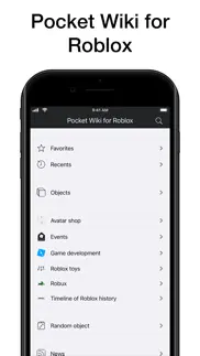 pocket wiki for roblox iphone screenshot 1