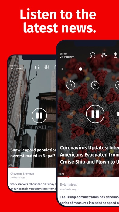 Genko: Audio news stories screenshot 2