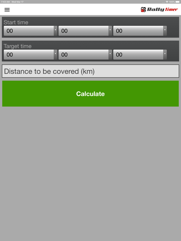 Rally Timer iPad app afbeelding 7