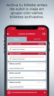 emticket iphone capturas de pantalla 3