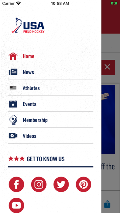 USA Field Hockey Screenshot