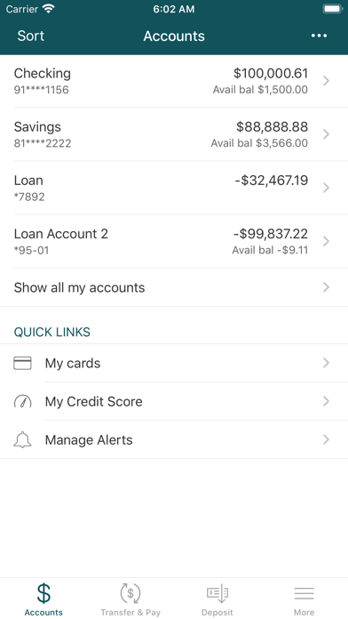 New Bedford Credit Union Screenshot