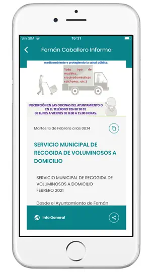 Captura de pantalla de Bandomovil en iPhone 6