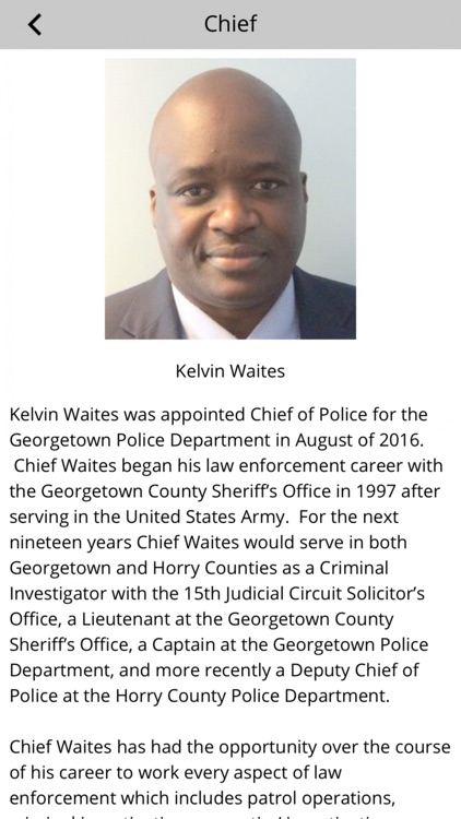 Georgetown Police Dept.  S C