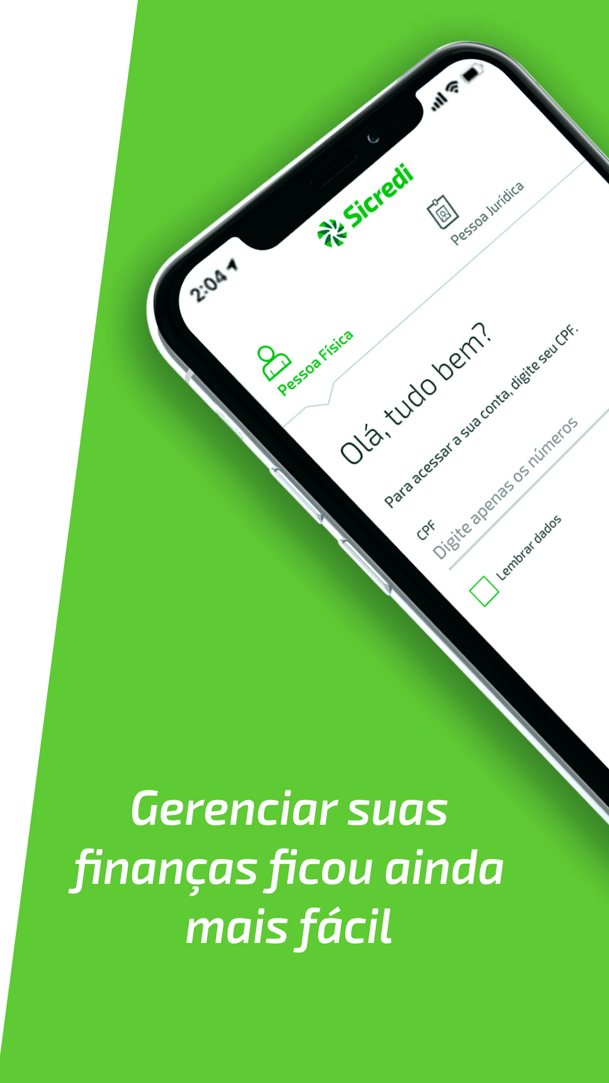 Sicredi para smartphone