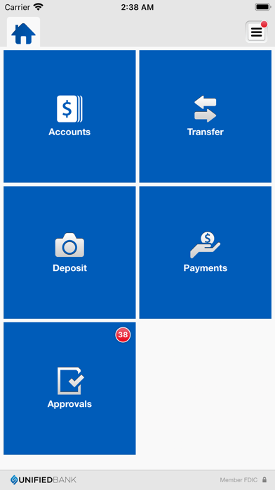 Unified Bank Business Screenshot