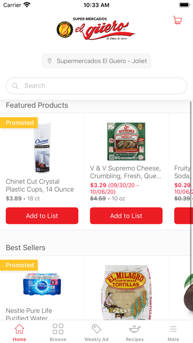 Supermercado El Guero Screenshot