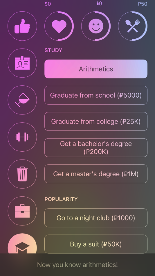 #2. Hobo Simulator (iOS) By: Denis Tokarev
