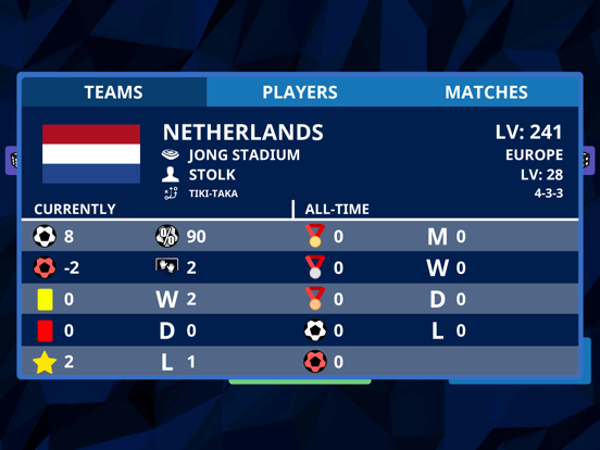 International Football Sim iPad screenshot 6 - Games app