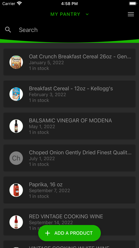 #2. Pantry Log (iOS) 由: Diogo Perillo