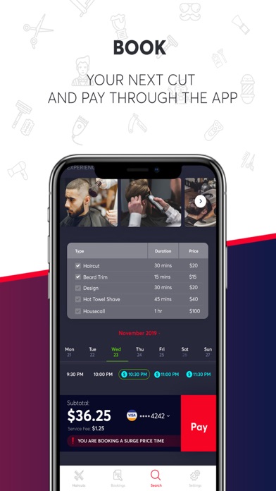 CLYPR - Supreme Barber Booking Screenshot