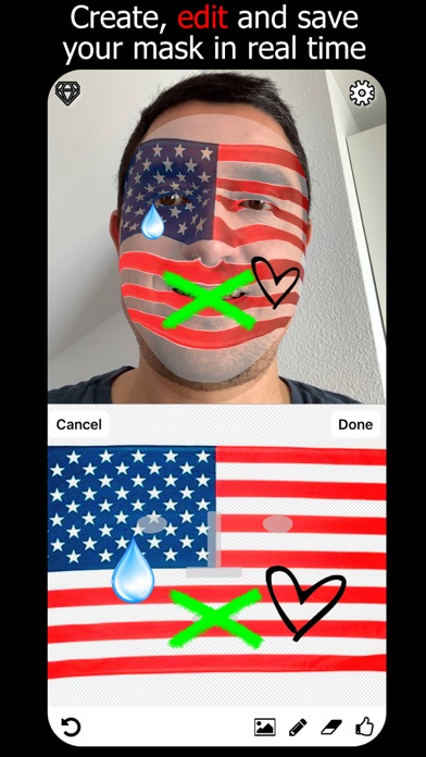 Masketor Face Mask Maker Appのおすすめ画像2