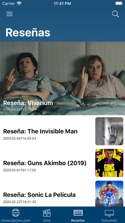 Cinexcepción screenshot-3
