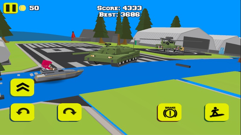 WATER BIKE STUNT RACE GAMES 3D screenshot 5