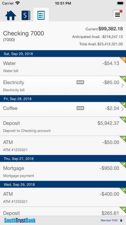 SouthTrust Bank Business screenshot-4