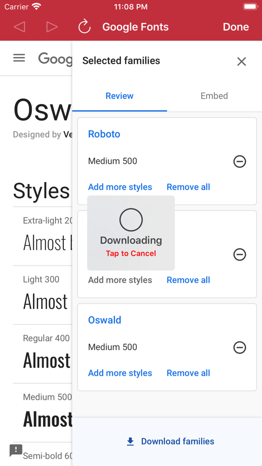 #5. Custom Fonts - Font Installer (iOS) بواسطة: Dongwook Cho