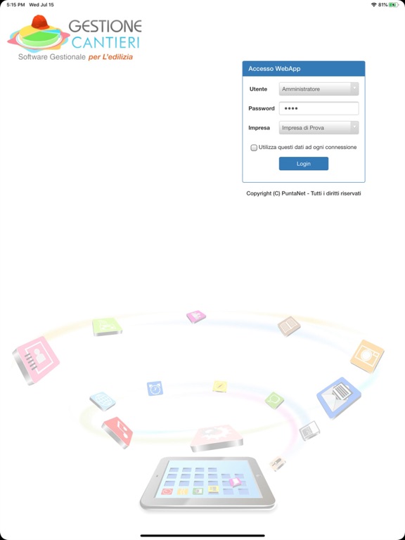 Screenshot #4 pour Puntanet Gestione Cantieri
