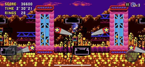 Screenshot of Sonic CD Classic