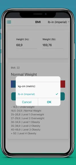 Game screenshot BMI Calculator for Women & Men hack