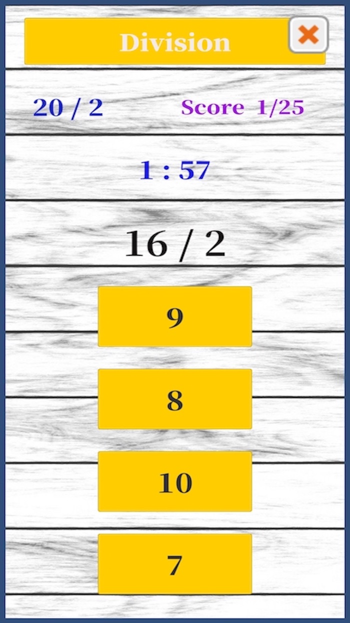 Math game for brain