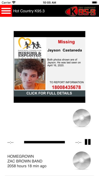 K95.3 FM Hot Country!