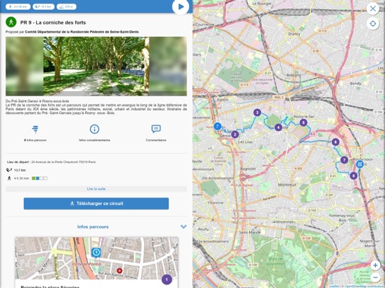 Screenshot #6 pour Seine-Saint-Denis: Les chemins
