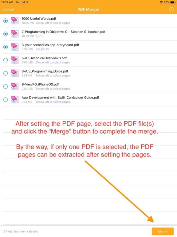 Screenshot #6 pour PDF Merge & PDF Splitter +