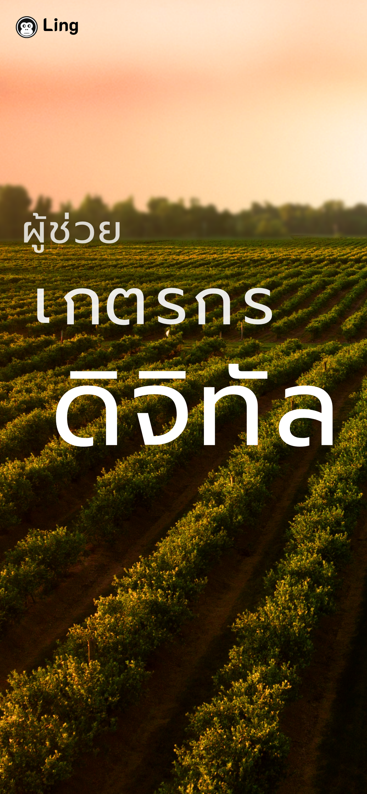 LING - แอปเพื่อการเกษตรดิจิทัล