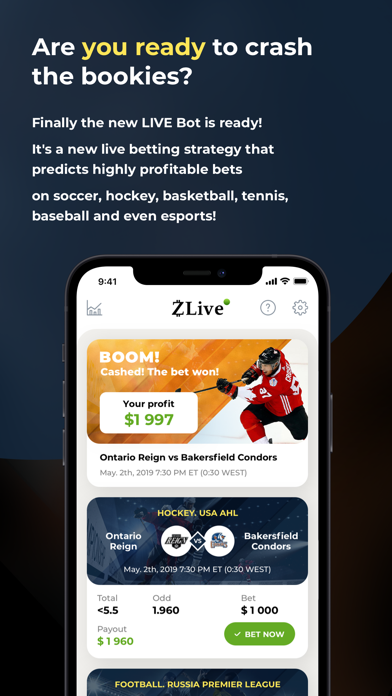 Live Bet Zlive Screenshot