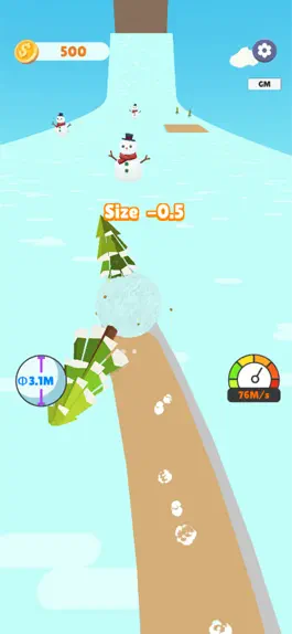 Game screenshot Snowball Roller mod apk