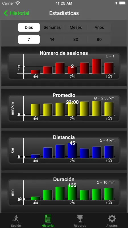 Fitmeter Run - Correr GPS screenshot 3 of 6