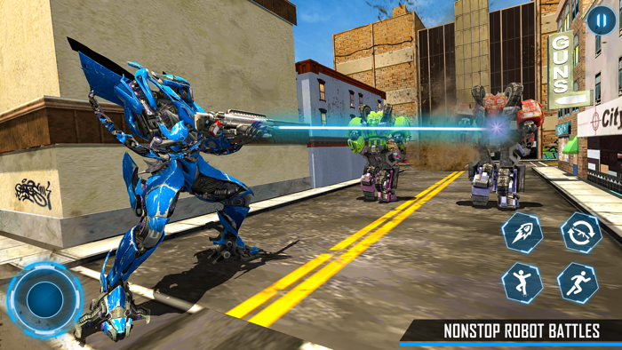 SharkMan Robot Transform Game