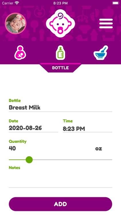 Breastfeeding Baby Tracker