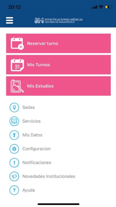 Investigaciones Médicas Screenshot