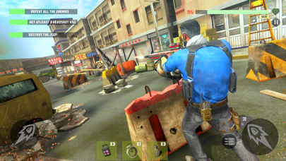 Critical action shooting game Screenshot